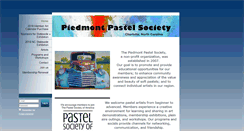 Desktop Screenshot of piedmontpastelsociety.org